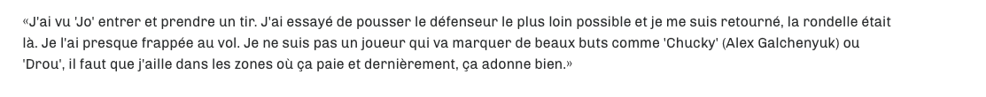 HAHA!!!  Tout le monde rit de Nicolas Deslauriers!!!!