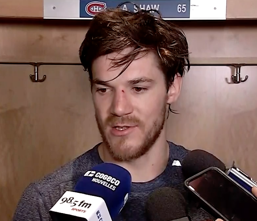 HAHA...Andrew Shaw qui donne ses conseils...