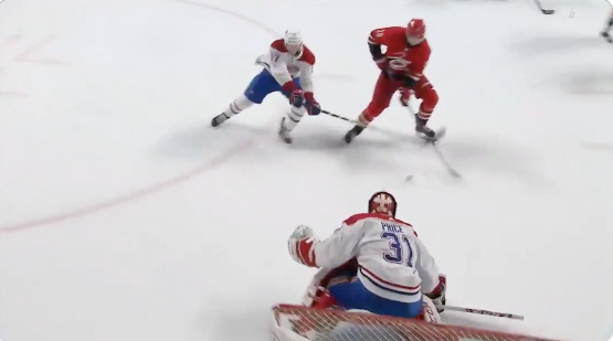 HAHA...Claude Julien n'avait même pas vu que c'était un but...ÇA VA BEN...