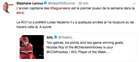HAHA...FEFAN Leroux ne l'a jamais digéré...
