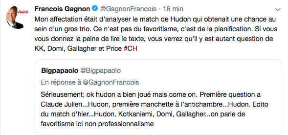 HAHA...Francois Gagnon se fait traiter de FEFAN...