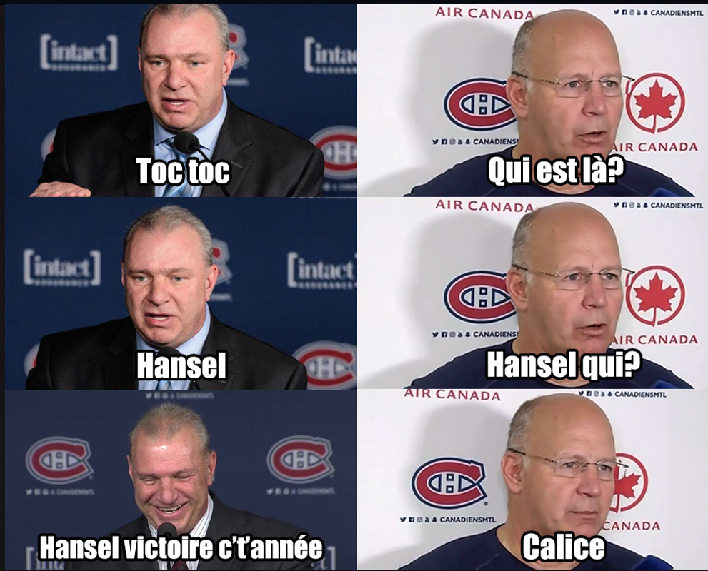 HAHAHAHAHAHAHAHAHAHA!!! Michel Therrien...est CRAMPÉ BEN RAIDE....