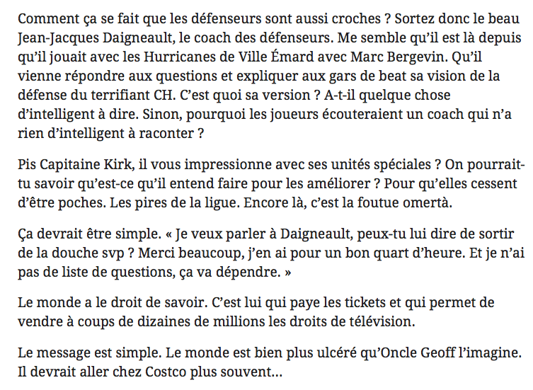 HAHAHAHAHAHAHAHAHAHAHAHAHAHA!!!!! Réjean se tient au COSTCO..