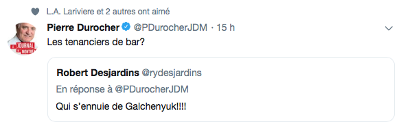 HAHA...Il faut quand même faire attention avec Galchenyuk...