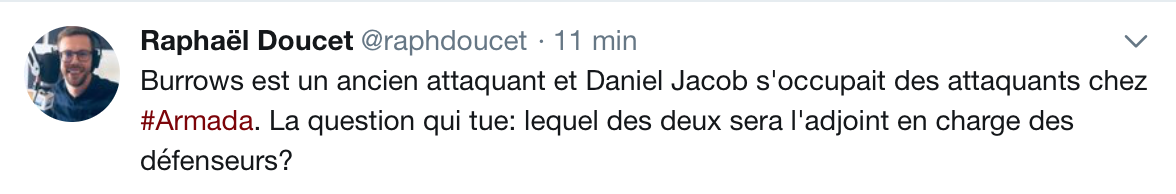 HAHA...Joel Bouchard, va s'occuper des défenseurs...