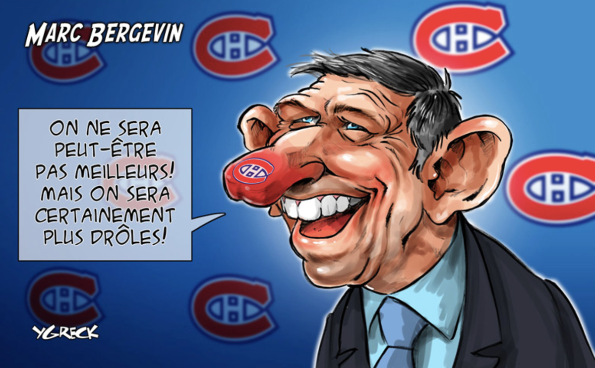 HAHA...Marc Bergevin et Donald Trump, même combat...