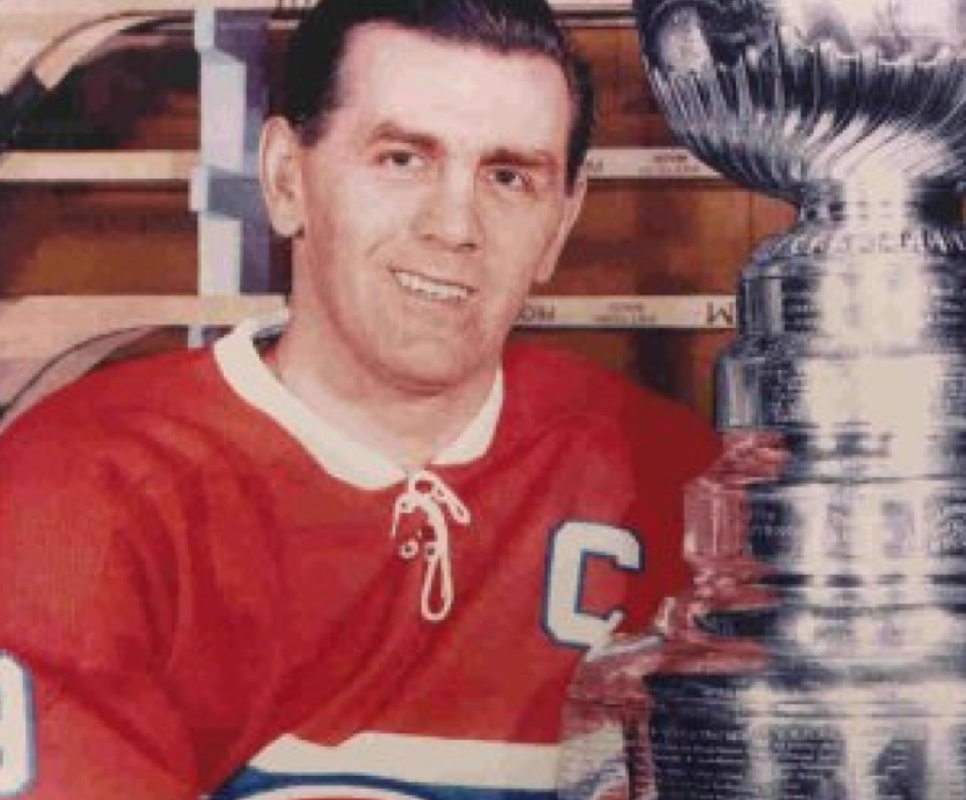 HAHA...Maurice Richard a une passe...