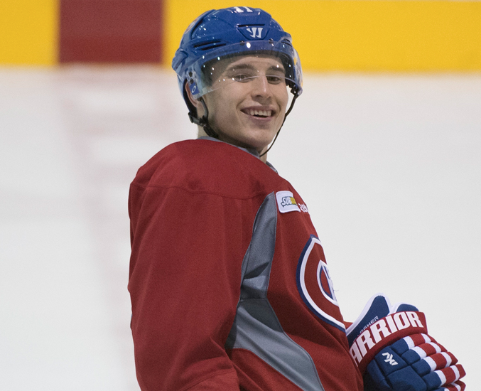 HAHA...On espère que Brendan Gallagher, n'est pas chronométré...