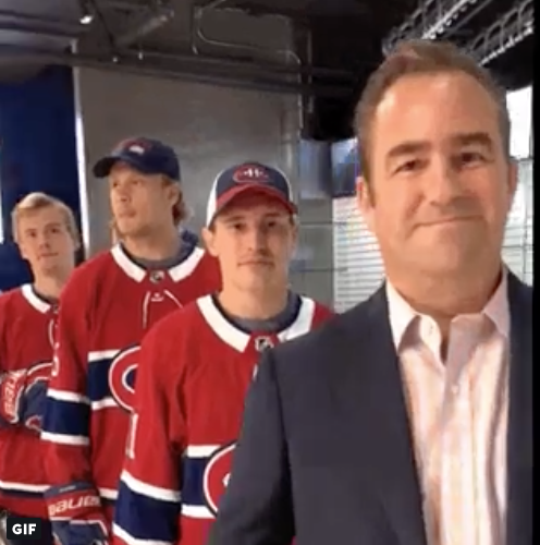 HAHA...Personne ne veut te voir la face Geoff...