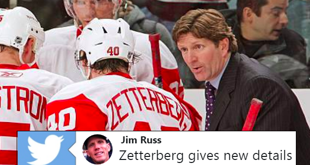 Henrik Zetterberg vient de confirmer...Que tous les joueurs DÉTESTENT Mike Babcock