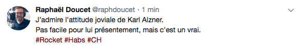 HEY...Ça va faire la pitié pour Karl Alzner...