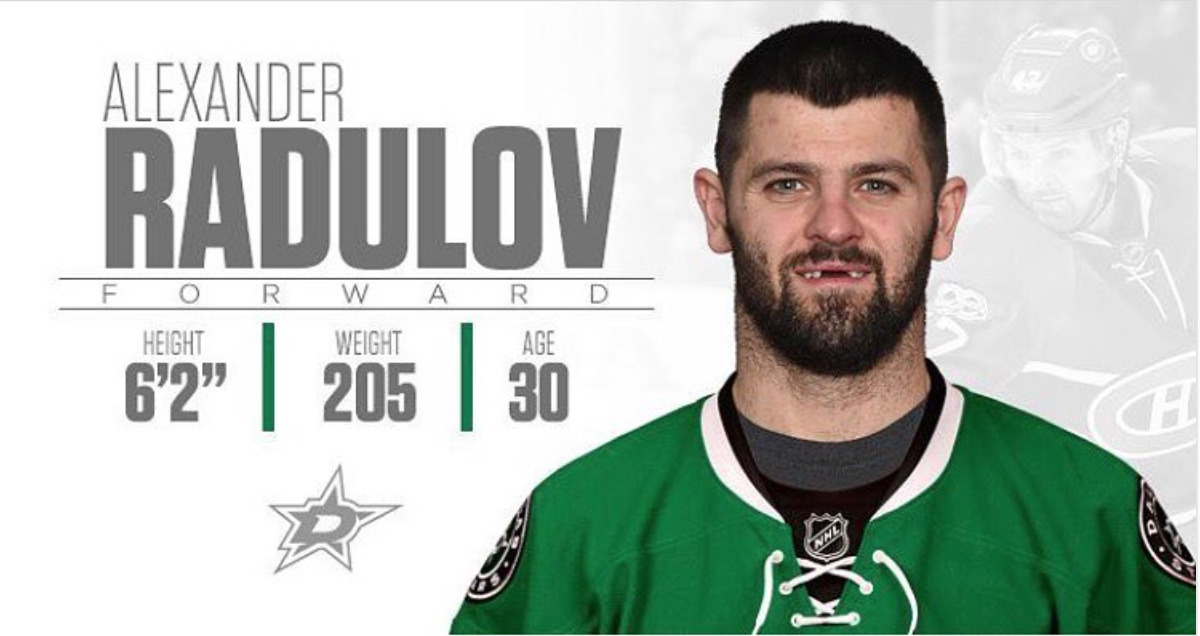 Il aurait fallu que le CH donne 8,1 millions à Radulov...