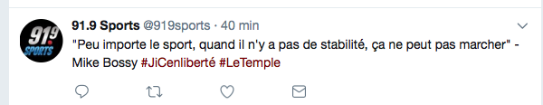 Il commence à y avoir des PLAINTES au 91,9 Sports.