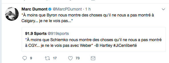 Il faudrait que les ANGLOS arrêtent de CRACHER sur Bob Hartley..
