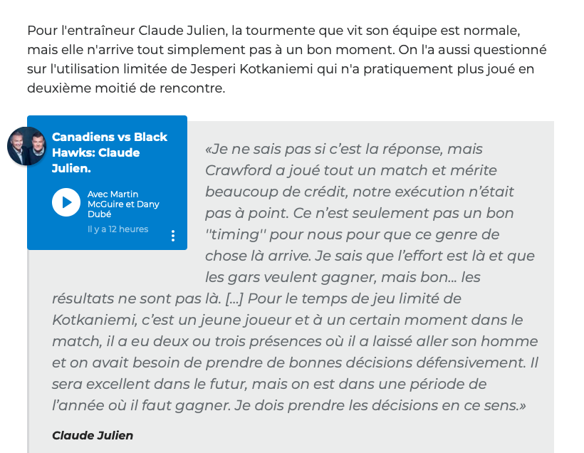 Il faudrait que nos PLOMBIERS arrêtent de tirer sur son CHEST CAL...