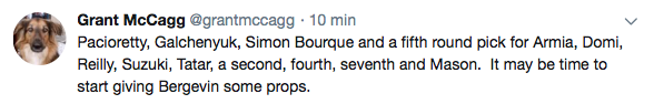 Il faut quand même se garder une petite gêne pour Bergevin...