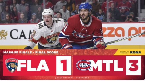 Il faut remercier Phil Danault..HAHA!!!