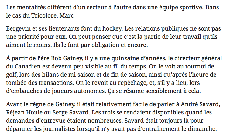  Il faut vraiment parler à Marc Bergevin et Carey Price...