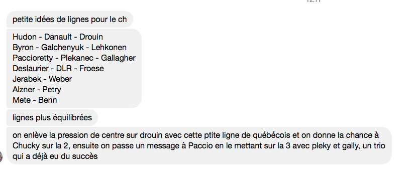  Il serait temps que Jonathan Drouin se lève...et avoue....