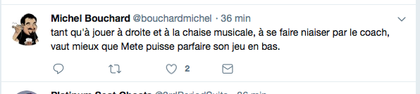 Il y a encore des FEFANS prêts à défendre Victor Mete..