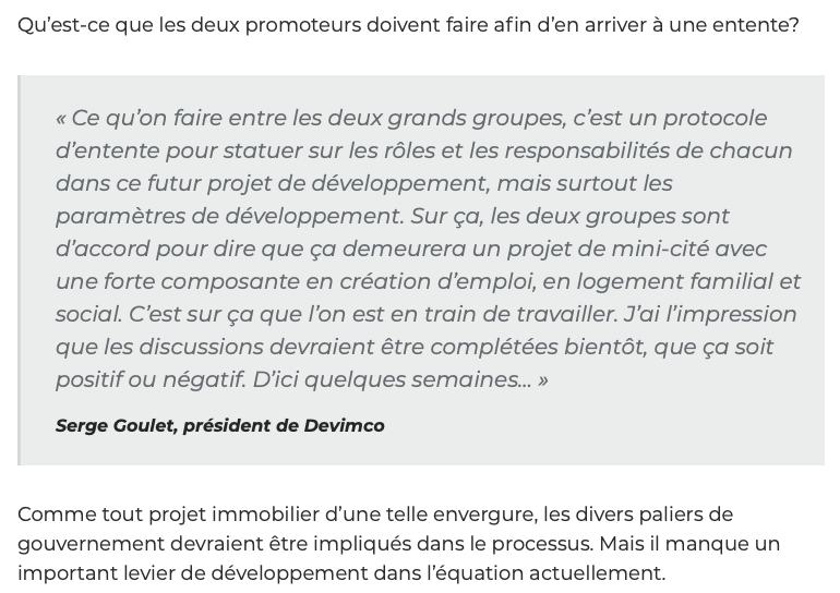 Il y aura du transport collectif pour aller voir les Expos....