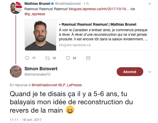 Imaginez si le CH avait eu le GUTS d'échanger Plekanec et Markov il y a 5 ans..