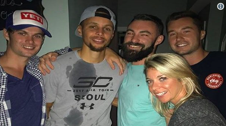 Imaginez...Steph Curry qui CRASH votre PARTY...