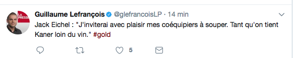 Jack Eichel traite Evander Kane de SAOULON.