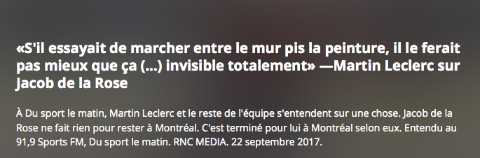 Jacob de la Rose a de GROS PROBLÈMES d'ALCOOL...