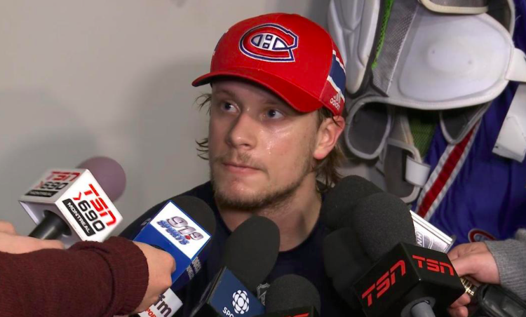 Jacob de la Rose a remplacé Alex Galchenyuk comme PARTY ANIMAL du FLYJIN...