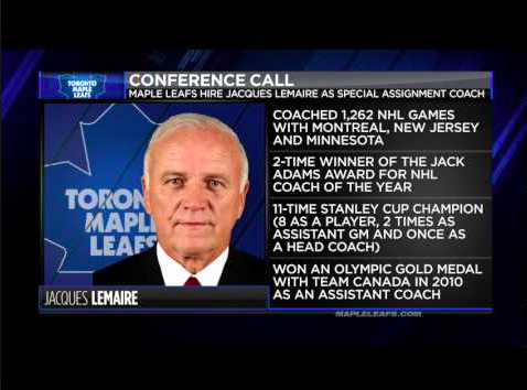 Jacques Lemaire et Marc Bergevin ne s'aiment pas?