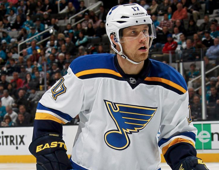 Jaden Schwartz, sur le marché à St-Louis...