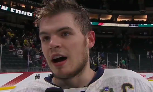 Jake Evans se dit PERSUADÉ à 100% qu'il sera dans la LNH l'an prochain...