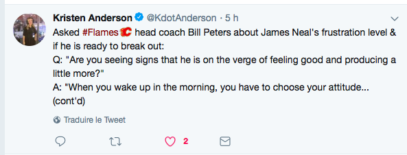 James Neal VISÉ par son COACH!!!!!!!