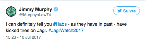  JAROMIR JAGR À MONTRÉAL?