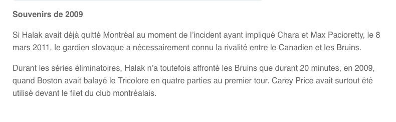 Jaroslav Halak..HEUREUX en TA...à Boston..