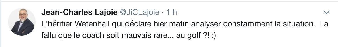 Jean-Charles Lajoie ACCUSE les médias anglophones de....