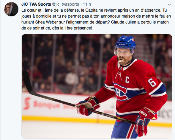 Jean-Charles Lajoie...RAMASSE Claude Julien...Avec raison...