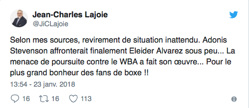 Jean-Charles Lajoie...va-t-il OSER se présenter à la JOB aujourd'hui...