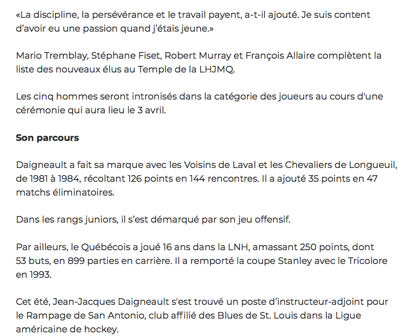 Jean-Jacques Daigneault se fait HUMILIER à DISTANCE...mais au moins...