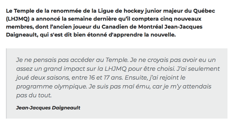 Jean-Jacques Daigneault se fait HUMILIER à DISTANCE...mais au moins...