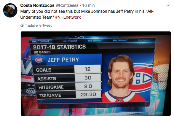 Jeff Petry est SOUS-ESTIMÉ...