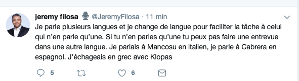 Jeremy Filosa.. Le DOUCHEBAG MULTILINGUE..HAHA!!!!