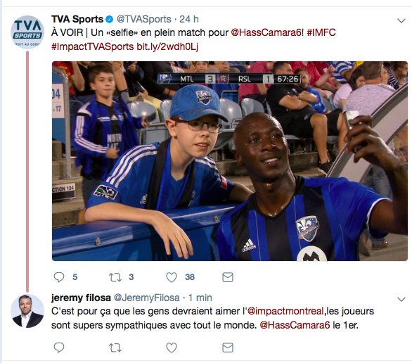 Jeremy Filosa nous dit subtilement que les joueurs de hockey, c'Est des TROU du C..
