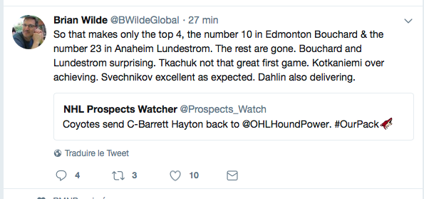 Jesperi Kotkaniemi est en train de SURCLASSER ben des PRODIGES du TOP 10..