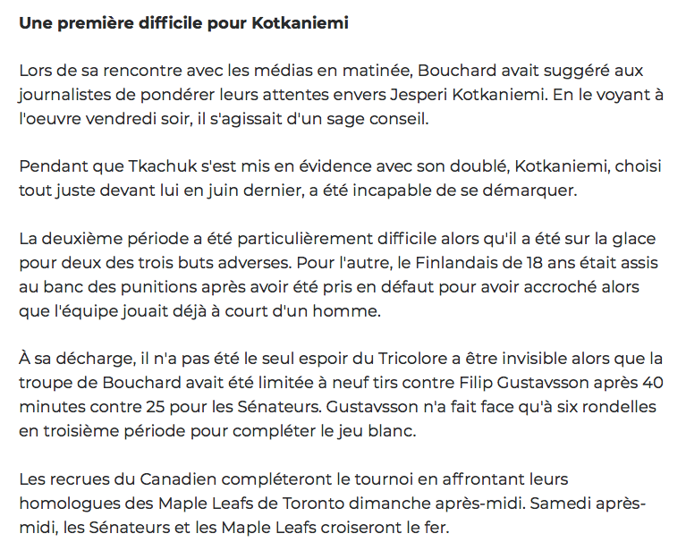 Jesperi Kotkaniemi le PIRE 3e choix au TOTAL de l'HISTOIRE?