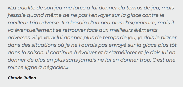 Jesperi Kotkaniemi.....Commence à faire PEUR à BEN BEN DU MONDE...