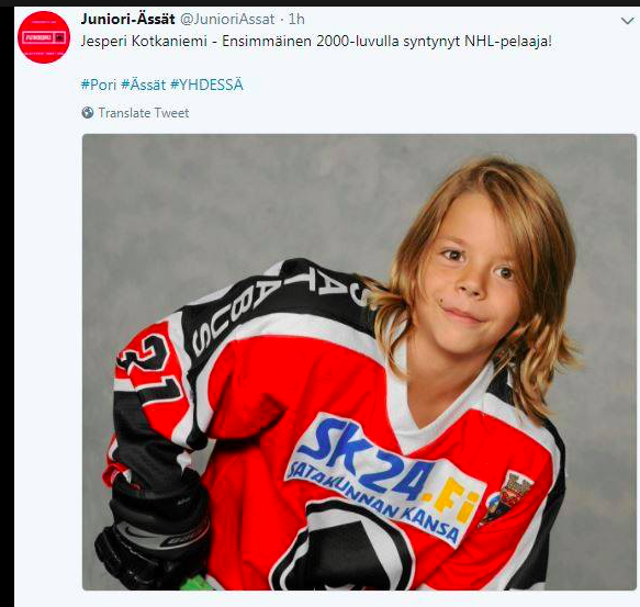 Jesperi Kotkaniemi...un PRÉTENDANT au trophée Calder HONORÉ...