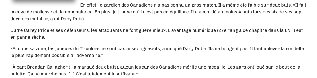 JJ Daigneault...la PANIQUE DÉFENSIVE...