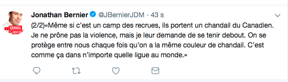 Joël Bouchard traite ses joueurs de MAUVIETTES!!!!!!!